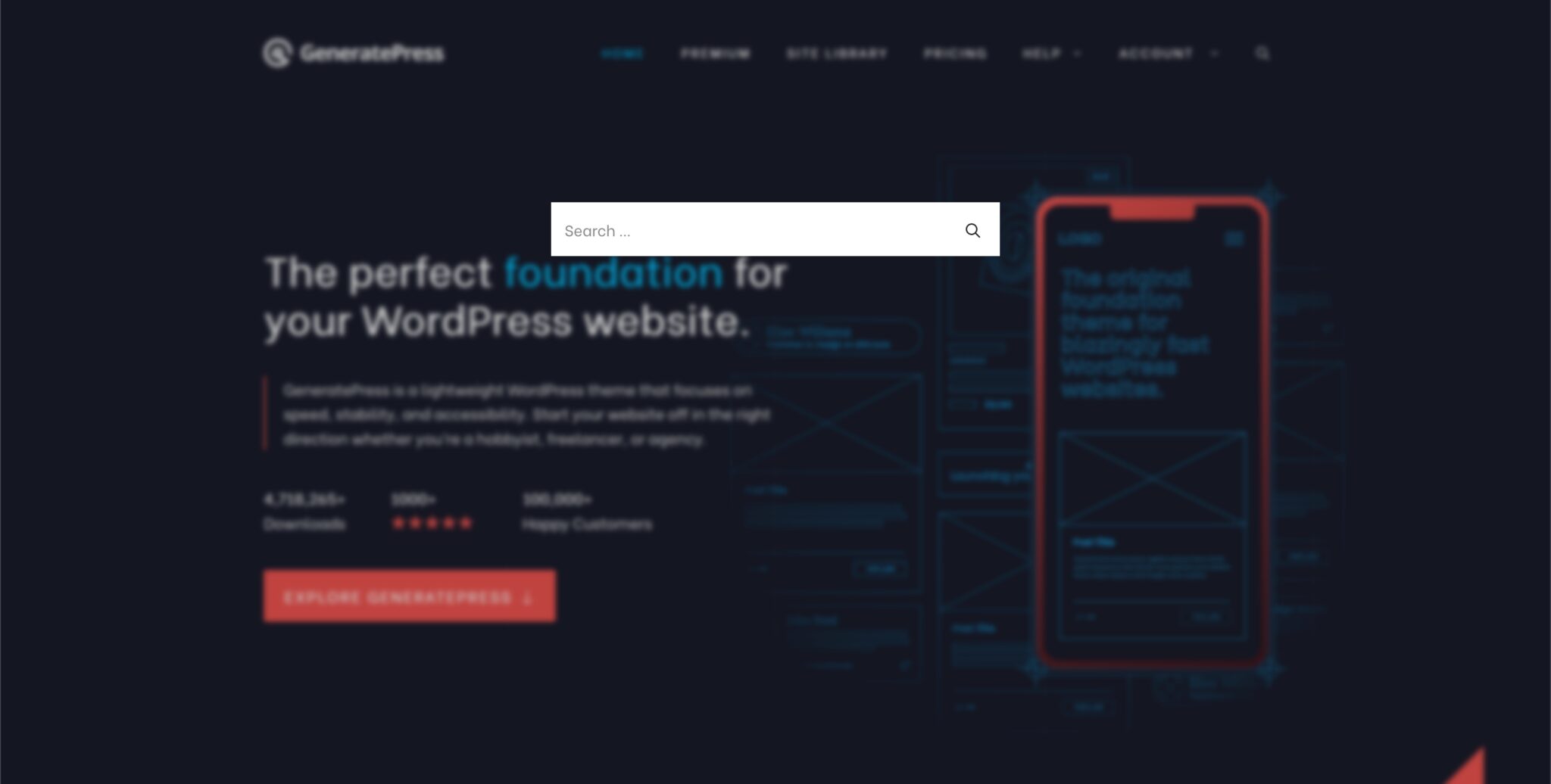 A New Navigation Search - GeneratePress