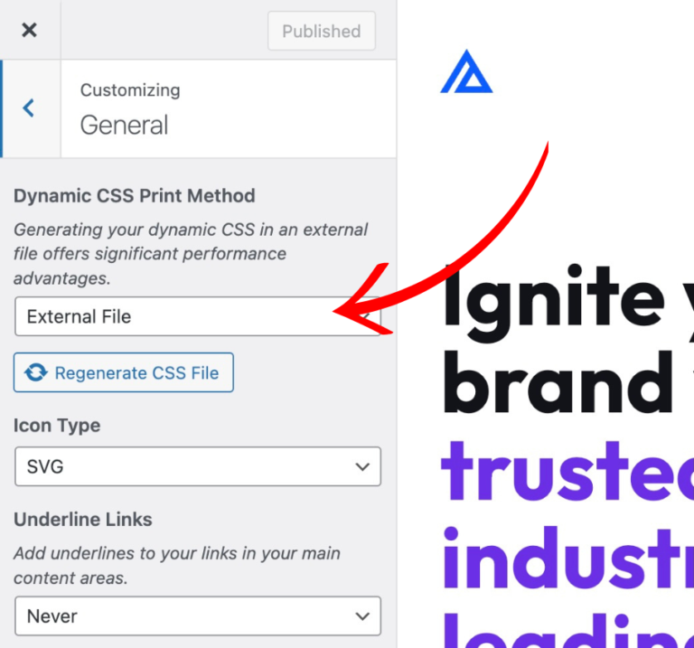 gp-customizer-css-print-method CSS Print Method in GeneratePress Customizer