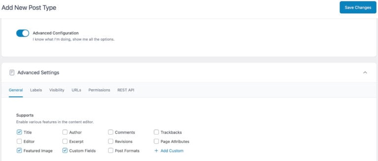 acf-advanced-configuration ACF: Add New Post Type Advanced Configuration