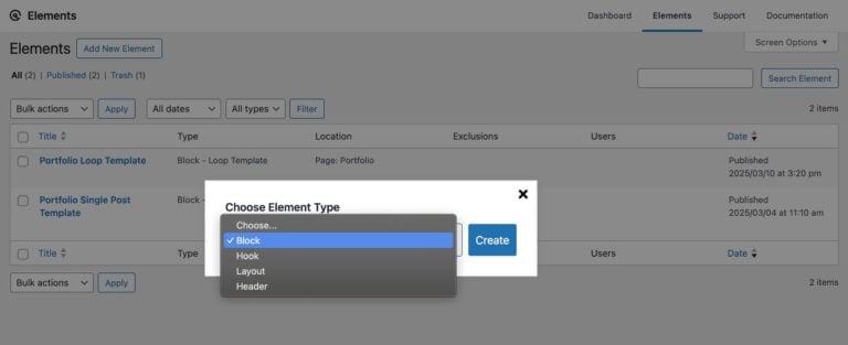 create-block-element Create Block Element