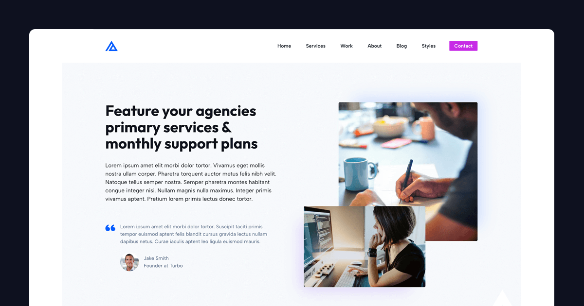 Landing Pages with GeneratePress