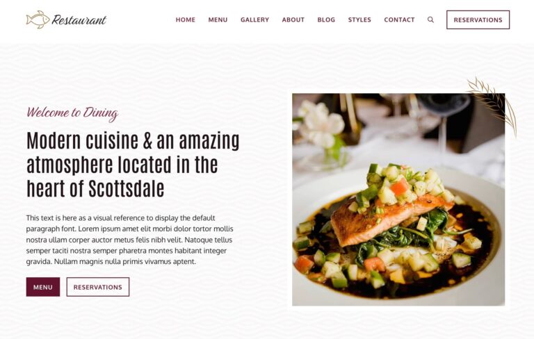 restaurant-homepage Restaurant Homepage