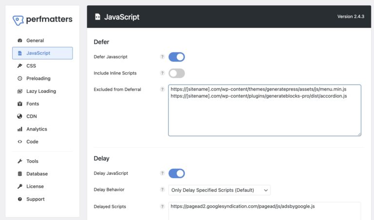 defer-delay-javascript Perfmatters Defer or Delay Javascript