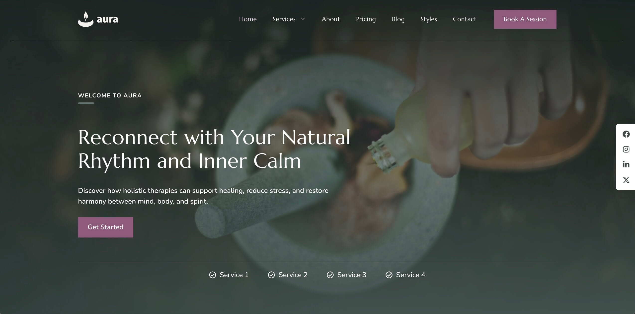 aura-home Aura Starter Site
