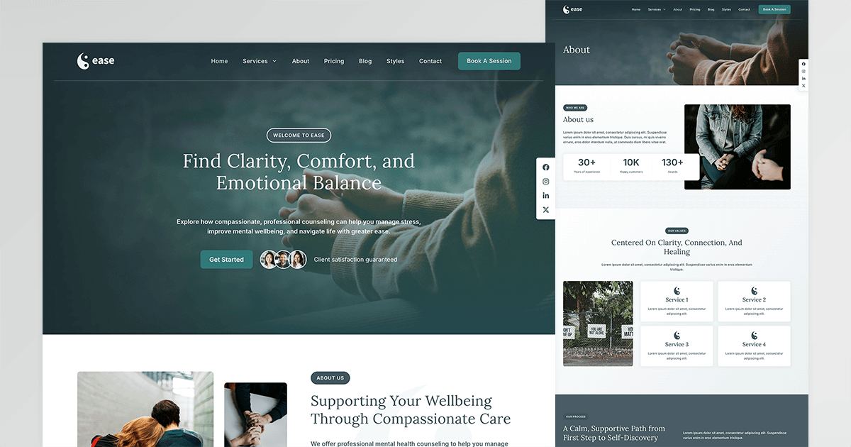 GeneratePress Wellbeing Starter Sites
