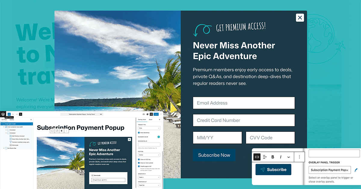 Adding a Payment Overlay to a Subscription Site with GenerateBlocks