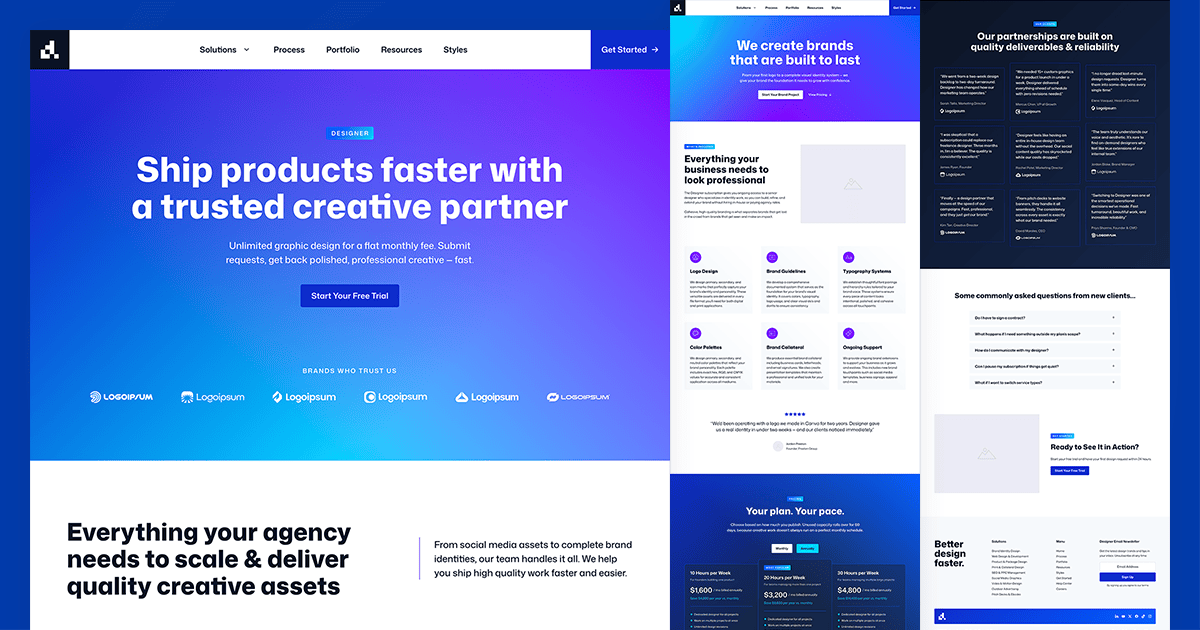 Designer Starter Site