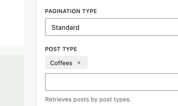 The Query inspector: Standard pagination and post type Coffees